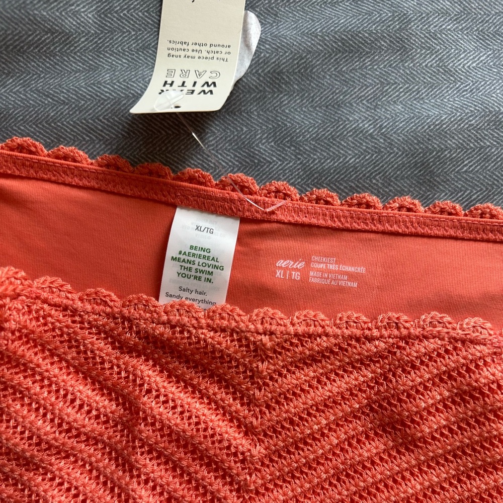 Aerie Crochet Swim Bottom - Picture 2 of 4